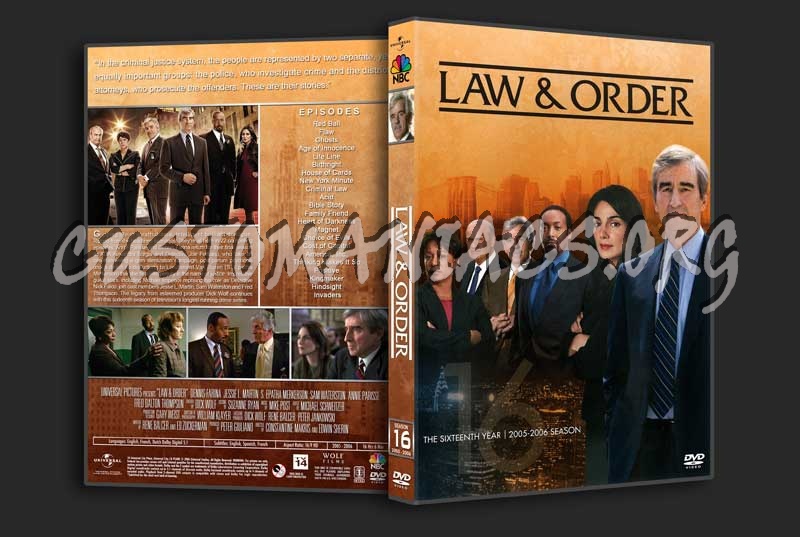 Law & Order - Seasons 1 - 22 dvd cover