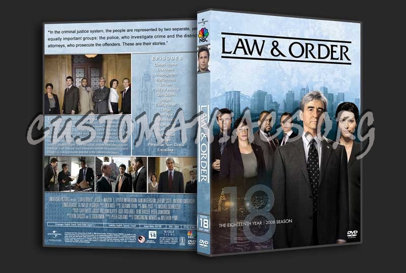 Law & Order - Seasons 1 - 22 dvd cover