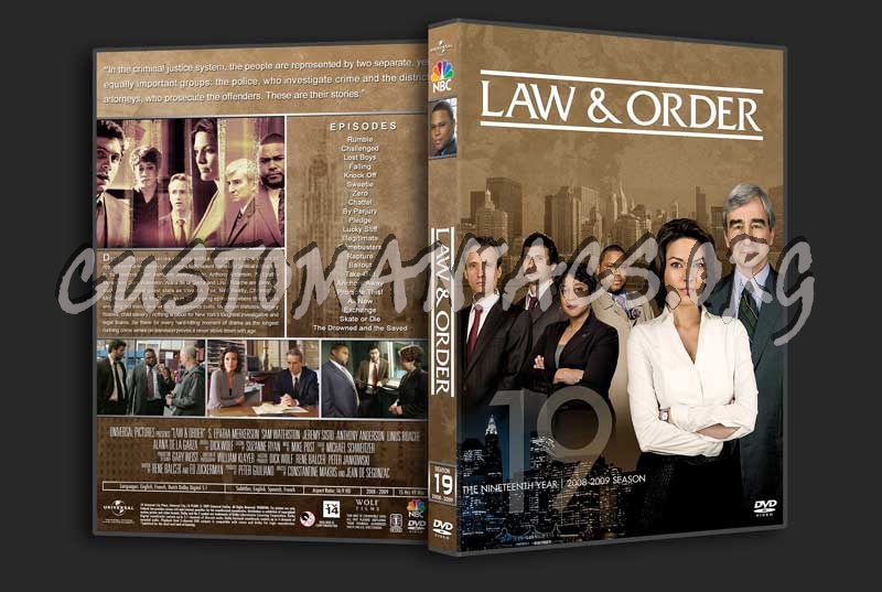 Law & Order - Seasons 1 - 22 dvd cover