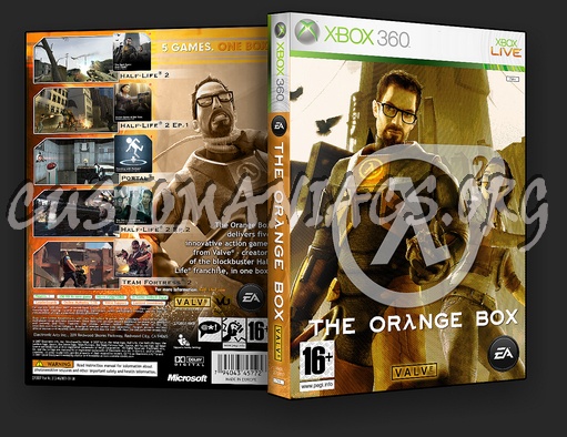 Half Life 2 The Orange Box dvd cover