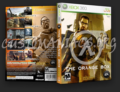Half Life 2 The Orange Box dvd cover