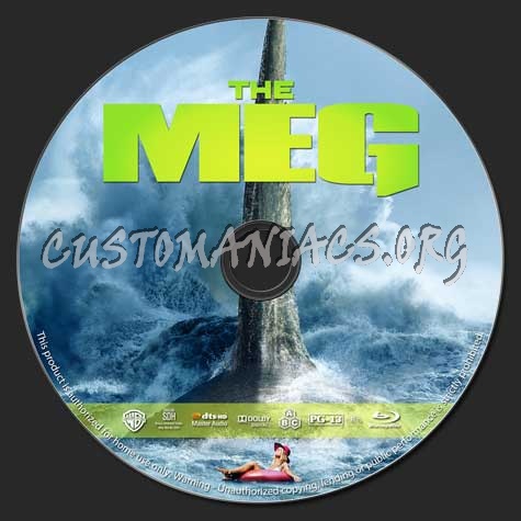 The Meg blu-ray label