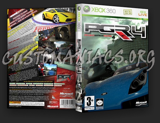 Project Gotham Racing 4 dvd cover