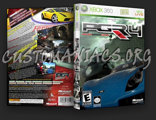Project Gotham Racing 4 dvd cover