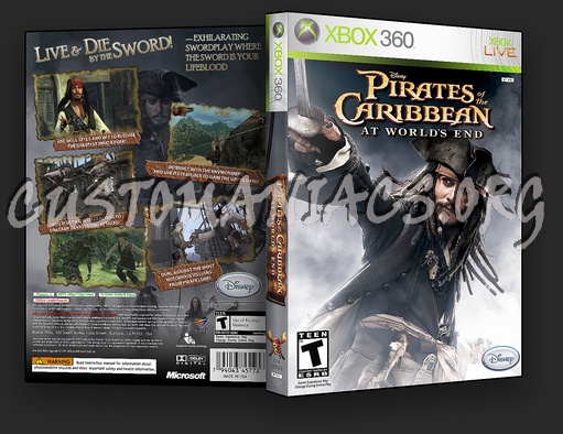 Pirates Of The Caribbean dvd cover