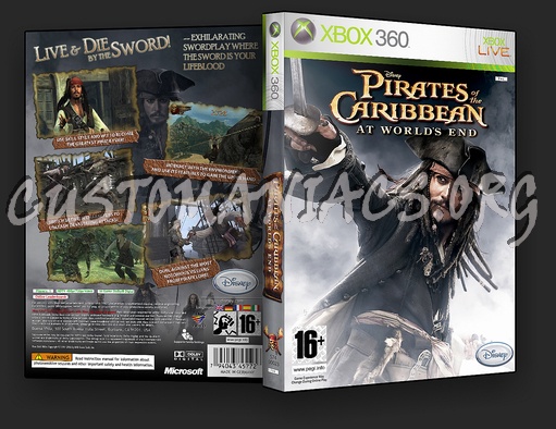 Pirates Of The Caribbean dvd cover