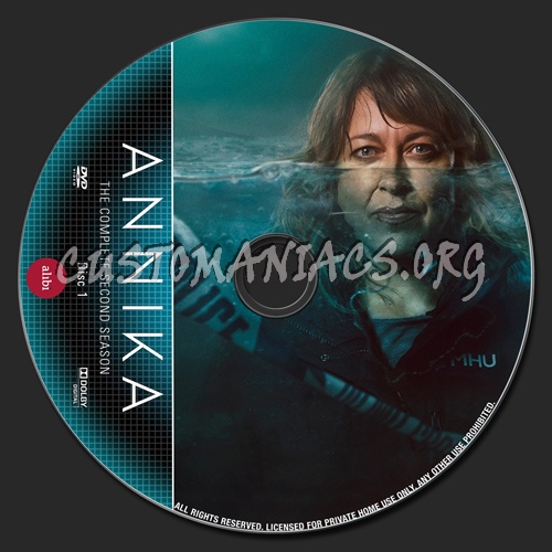 Annika Season 2 dvd label