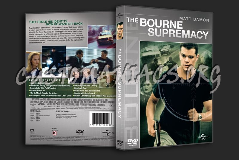 The Bourne Supremacy dvd cover