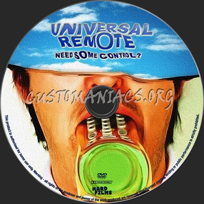 Universal Remote dvd label