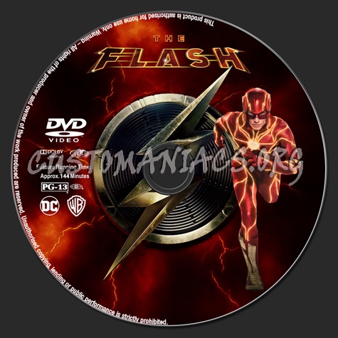 The Flash dvd label