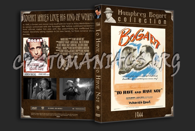 Bogart Collection 49 To Have and Have Not (1944) dvd cover