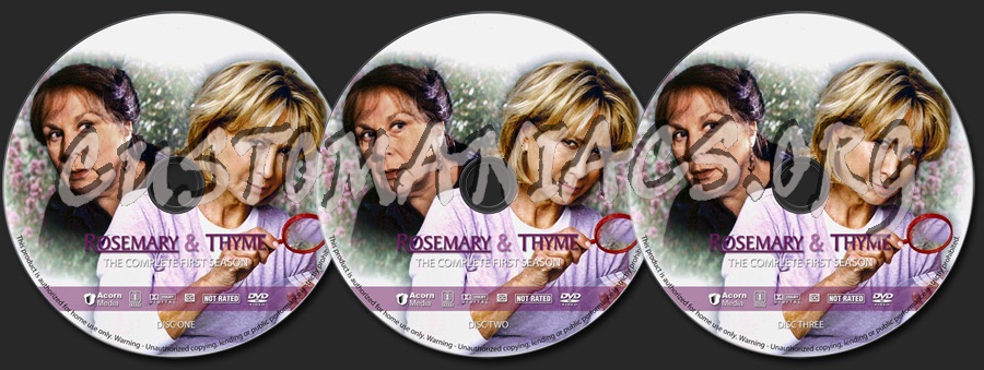 Rosemary & Thyme - Season 1 dvd label