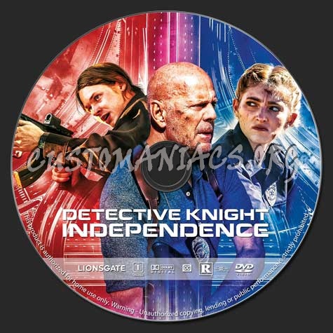 Detective Knight: Independence dvd label