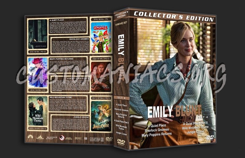 Emily Blunt - Set 4 dvd cover