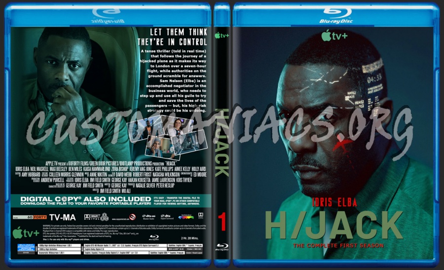 Hijack Season 1 blu-ray cover
