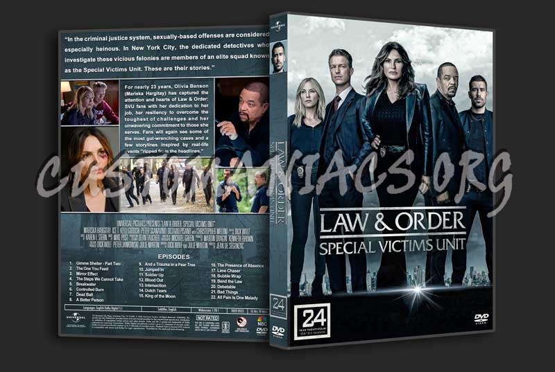 Law & Order: SVU - Season 24 dvd cover