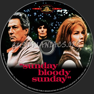 Sunday Bloody Sunday 1971 dvd label