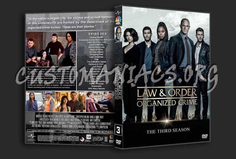 Law & Order: Organized Crime - Season 3 dvd cover