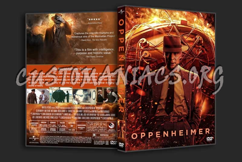 Oppenheimer dvd cover