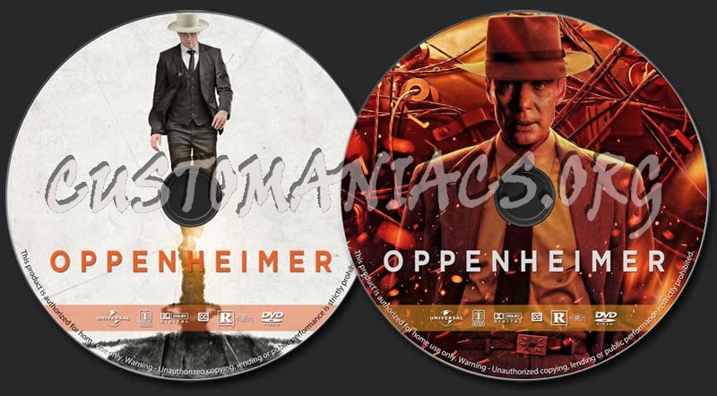 Oppenheimer dvd label