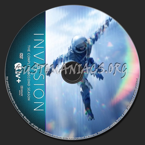 Invasion Season 2 dvd label