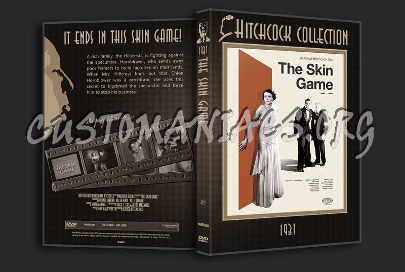 Hitchcock Collection 11:  The Skin Game  (1931) dvd cover