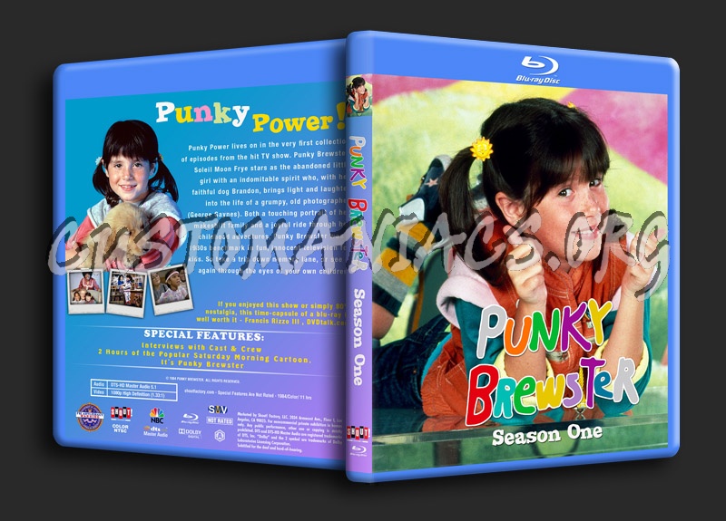 Punky Brewster - Season 1 (1984) blu-ray cover