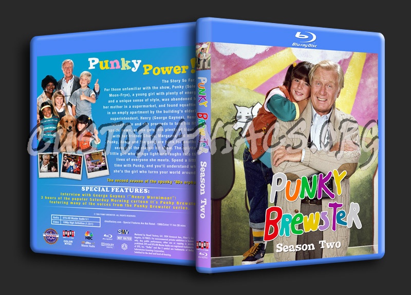 Punky Brewster - Season 2 (1986) blu-ray cover
