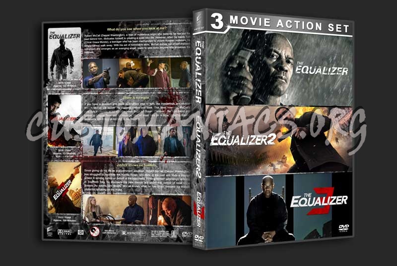 The Equalizer Triple Feature dvd cover
