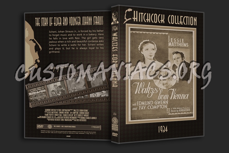 Hitchcock Collection 14:  Waltzes from Vienna  (1934) dvd cover