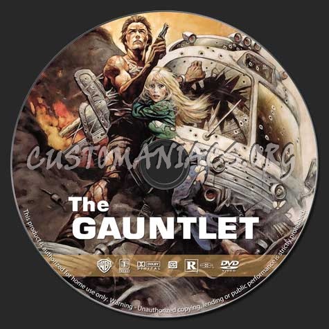 The Gauntlet dvd label