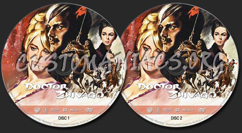 Doctor Zhivago dvd label