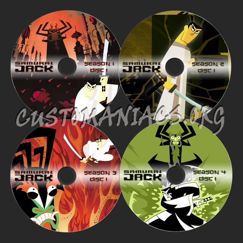 Samurai Jack dvd label