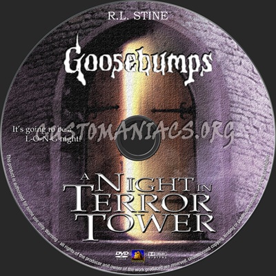 Goosebumps Night in Terror Tower dvd label