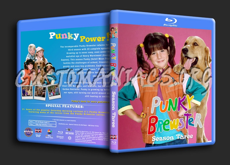 Punky Brewster - Season 3 (1987) blu-ray cover