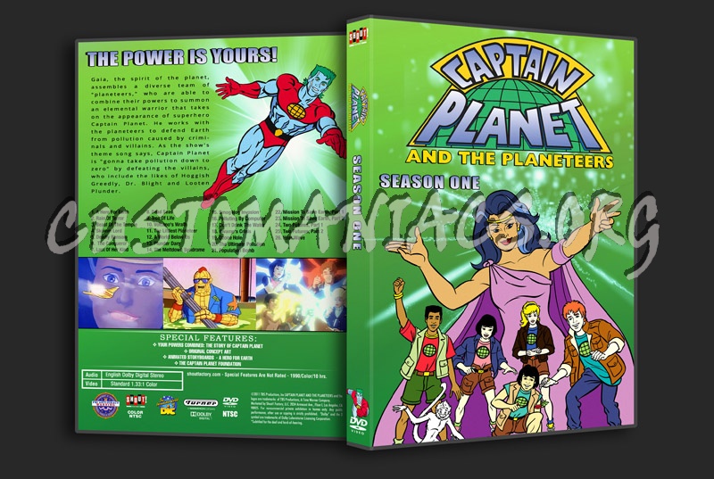 Captain Planet -Season 1 (1990) dvd cover
