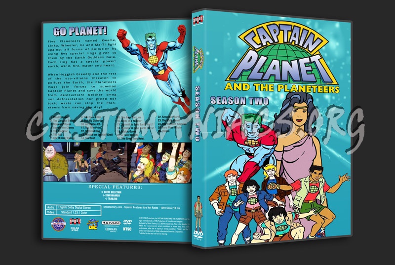 Captain Planet - Season 2 (1991) dvd cover
