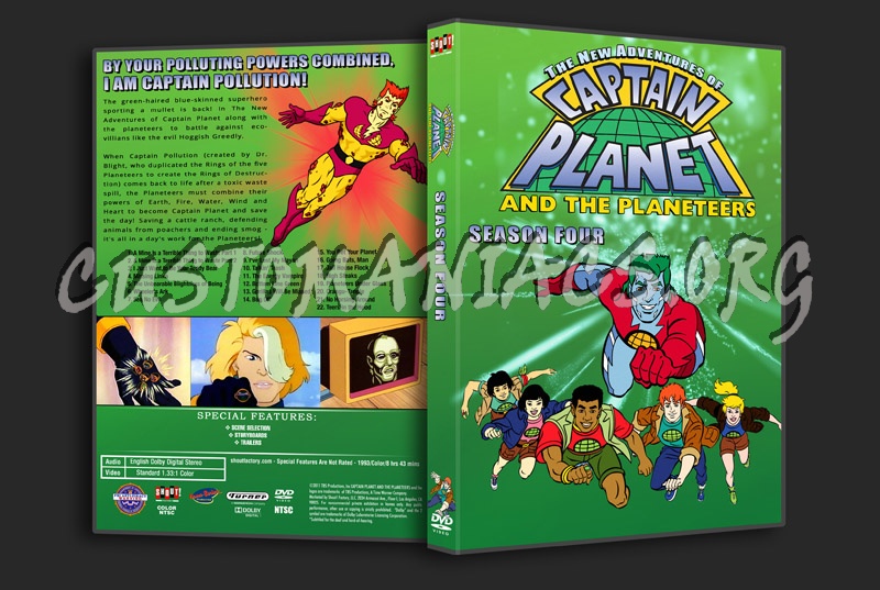 Captain Planet - Season 4 (1993) dvd cover