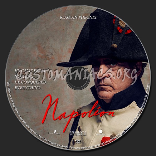 Napoleon dvd label
