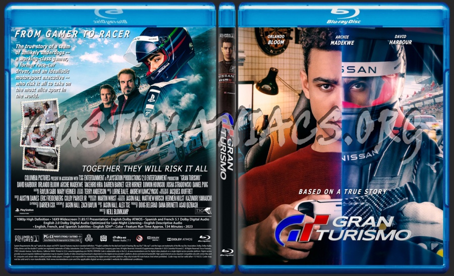Gran Turismo blu-ray cover