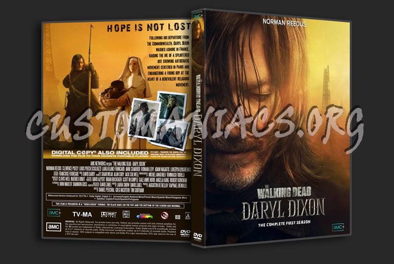 The Walking Dead Daryl Dixon Season 1 dvd cover