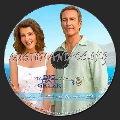 My Big Fat Greek Wedding 3 blu-ray label