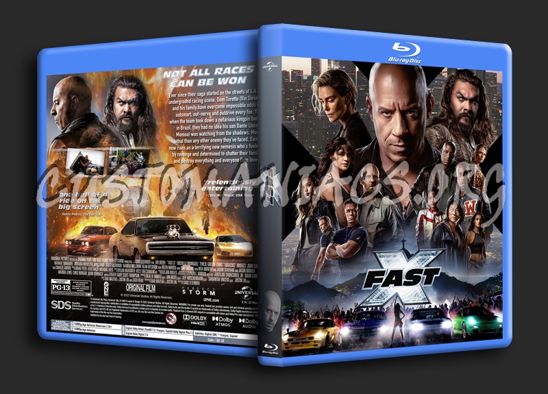 Fast X (aka Fast & Furious 10) dvd cover