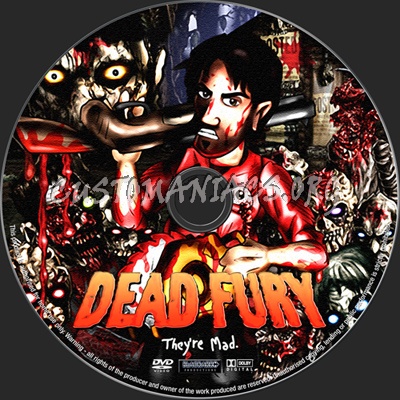 Dead Fury dvd label