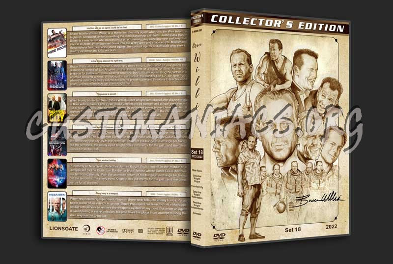 Bruce Willis Filmography - Set 18 (2022-2023) dvd cover