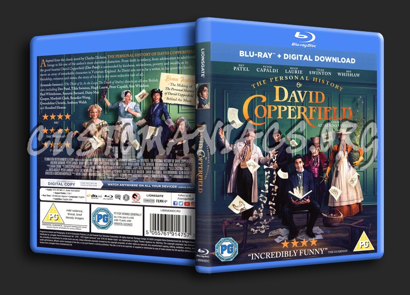 The Personal History of David Copperfield blu-ray cover