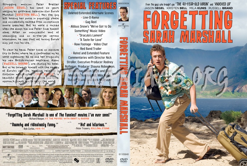 Forgetting Sarah Marshall dvd cover