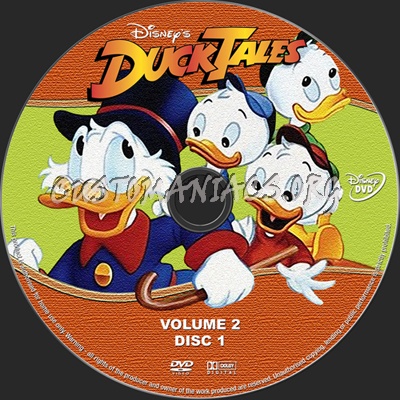 DuckTales Volume 2 dvd label