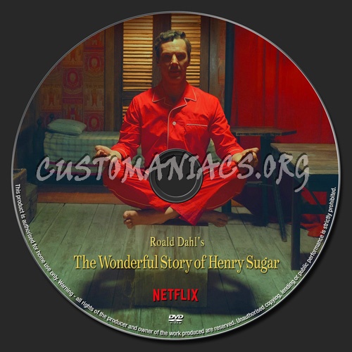 The Wonderful Story Of Henry Sugar dvd label