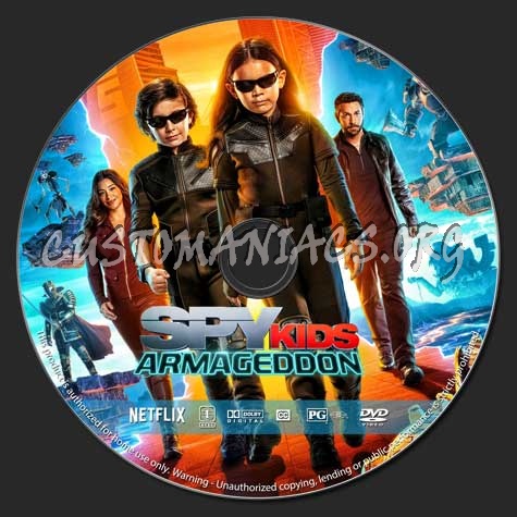 Spy Kids: Armageddon dvd label